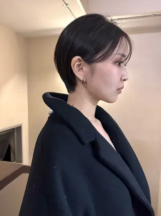 ショート ヘアアレンジ 丸山渉/表参道 レイヤーボブのヘアスタイル