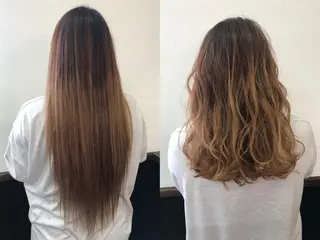 ロング 菊池 栄里奈のヘアスタイル
