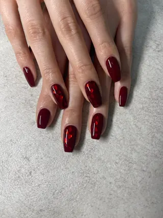 ネイル ネイルルーム チャームのネイルデザイン