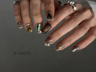 ネイル 亀戸8 HACHI スタッフのネイルデザイン
