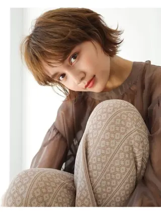 カラー FERIA桃山台🌱 メンズカットモデルのヘアスタイル