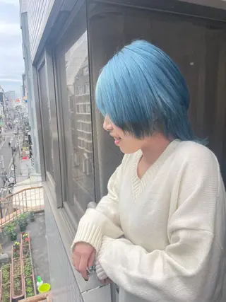 ミディアム #韓国ハイトーン💓 TOWAのヘアスタイル