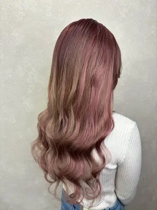 セミロング エクステ＊美髪サロン KR2S河内長野店長のヘアスタイル