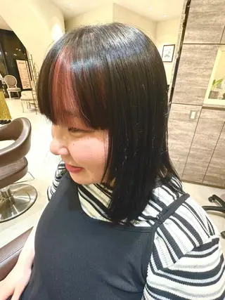 ミディアム カラー メンズカット/パーマ 髙橋美穂のヘアスタイル