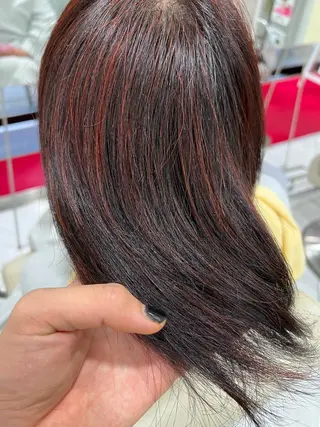 ロング カラー ハラユウタ 千歳船橋駅のヘアスタイル