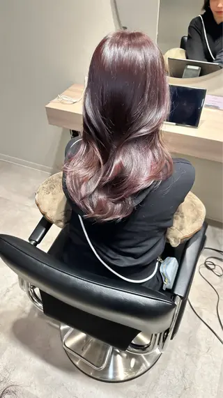 ロング カラー ヘアアレンジ 池袋髪質改善×レイヤ ー専門MATSUのヘアスタイル