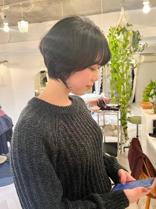 ショート カラー Memories 銀座のヘアスタイル