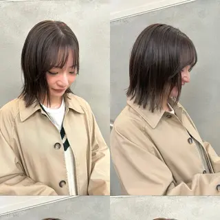 ショート カラー 透明感カラー/西梅田 / nagisa🦋のヘアスタイル