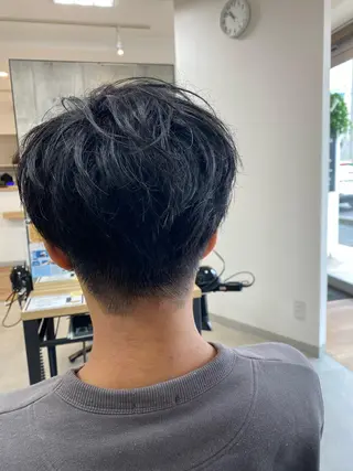 ショート カラー パーマ メンズ 高橋 一樹のヘアスタイル