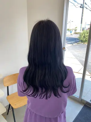 ロング カラー 堀越 美羽のヘアスタイル