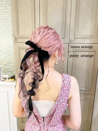 ロング カラー シールエクステ横浜 🐏☁️miminaのヘアスタイル