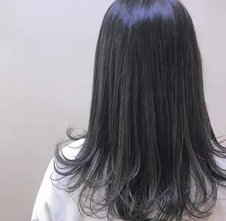 ロング カラー 似合わせカットカラー ♡佐藤捺美のヘアスタイル