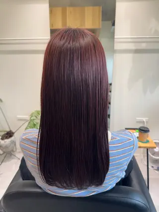 ロング カラー ゆ う あのヘアスタイル