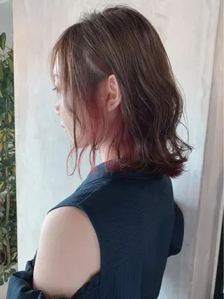 カラー なかの たくみのヘアスタイル
