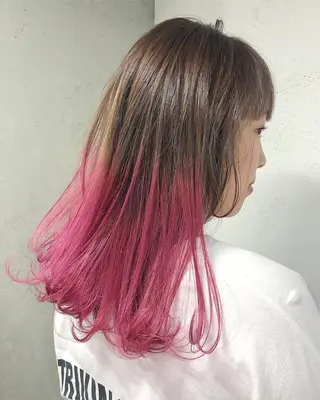 セミロング 【池袋/スパイキー ショート】ⓝⓘⓜⓤのヘアスタイル