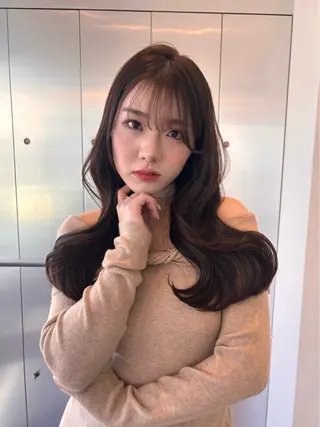 カラー yuna/韓国ヘア ／透明感のヘアスタイル