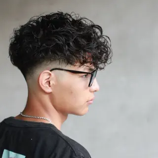 ミディアム パーマ メンズ noway セナのヘアスタイル