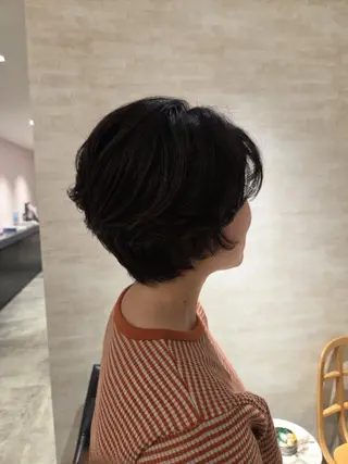 ショート パーマ ✨カット✨ 小田　なつめのヘアスタイル