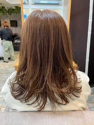 ミディアム カラー ショートカット 💙hiyoriのヘアスタイル