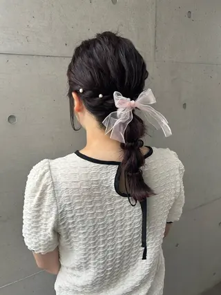 ヘアアレンジ 丸山 莉世のヘアスタイル