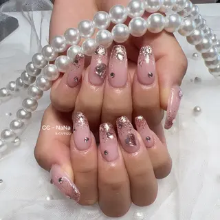 ネイル 💎CC・NaNa 韓国風ネイル🌙Cのネイルデザイン