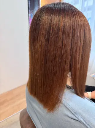 ミディアム 藤原 杏翼のヘアスタイル