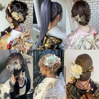 ヘアアレンジ 大人可愛いヘアメイク 💋🧚‍♀️しずかのヘアスタイル