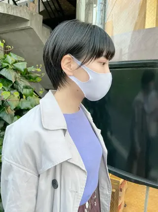 ショート シンプル+αな デザインを 松崎陸のヘアスタイル