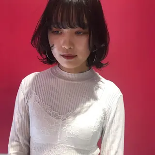 ミディアム レイヤー/ブリーチ HIKARU ♡のヘアスタイル