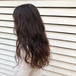ロング カラー 菅沢 奈生のヘアスタイル