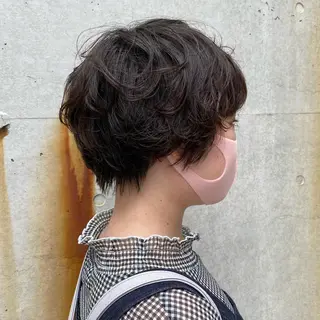 ショート パーマ 💐大人ショート💐 似合わせ　Fumiのヘアスタイル