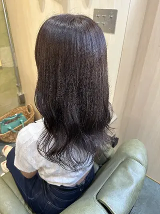 セミロング 川端 智治のヘアスタイル