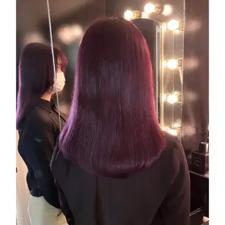 セミロング カラー miyu /トレンド カラー×艶髪のヘアスタイル