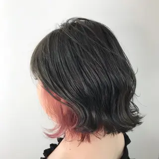 ショート カラー 酸性ストレート/ブリ ーチなし/中村 匠のヘアスタイル