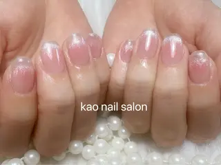 ネイル kao nail マグネット/長さだしのネイルデザイン