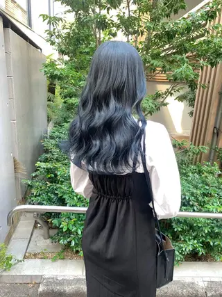 ロング カラー leben serikaのヘアスタイル