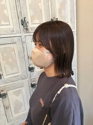 ショート ルプラボウ/中村潤菜 /ボブヘアのヘアスタイル