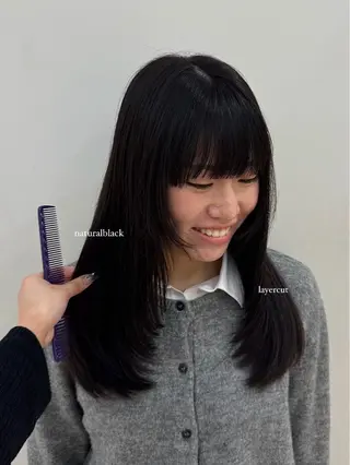 ロング 後藤 悠希のヘアスタイル