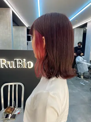 ミディアム RuBio【ルビオ】所属・RuBio YUKAのヘアスタイル