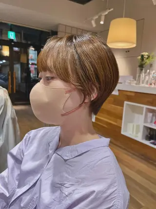 ショート かわい りほのヘアスタイル