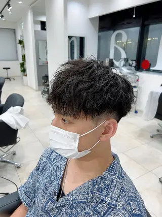 パーマ メンズ 伊藤 海のヘアスタイル