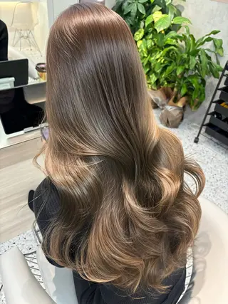 ロング カラー 🍒ブリーチなしカラ ー／Sakura🍒のヘアスタイル