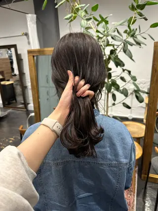 ロング 稲本麻衣 【韓国ヘア】のヘアスタイル