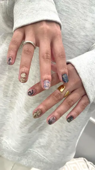 ネイル 細矢 咲花のネイルデザイン
