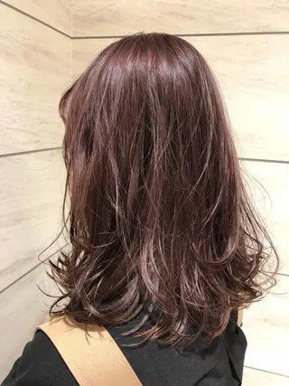 セミロング カラー noll【今池駅前】 池田碧花のヘアスタイル