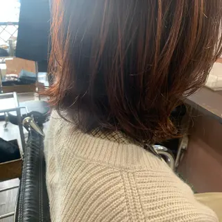 ミディアム カラー chouette/ 根本優希のヘアスタイル