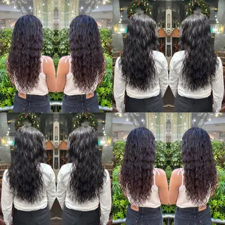 ロング パーマ ハイライト/レイヤー /ハイトーン/AOIのヘアスタイル