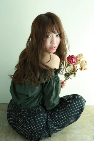 ロング 韓国ヘア🕊村上 ののこ🕊のヘアスタイル