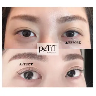 マツエク・マツパ まつげ/眉ナチュラル 🌼西垣のマツエク・マツパデザイン