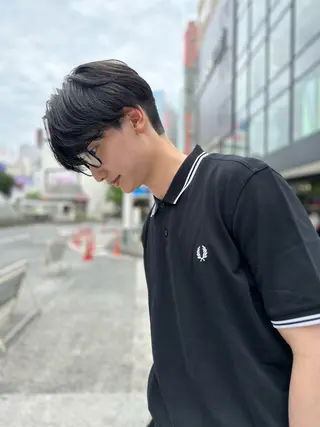 パーマ メンズ 10月限定モニター 髪質改善美髪矯正のヘアスタイル